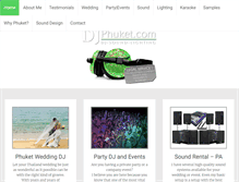 Tablet Screenshot of djphuket.com